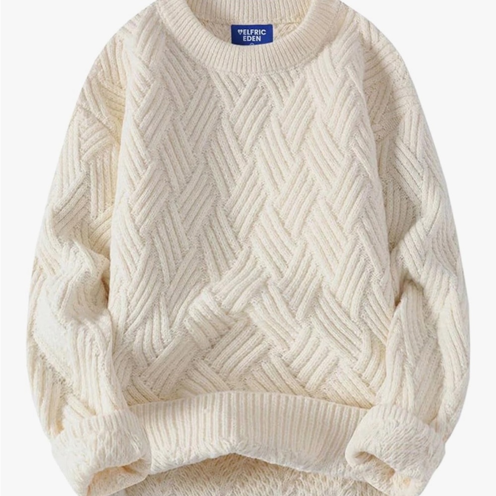 Aelfric Eden Women's Cream Crewneck Sweater